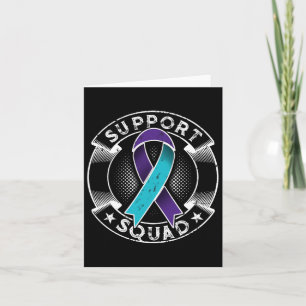 Support Squad Ribbon Suicide Prevention Awareness Kort