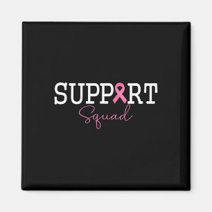 Support Squad Rosa Ribbon Tee for Awareness Events Magnet