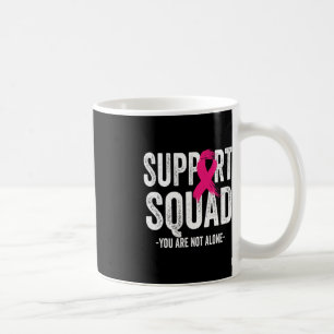 Support Squad Rosa Ribbon Warrior Breast Cancer Aw Kaffemugg