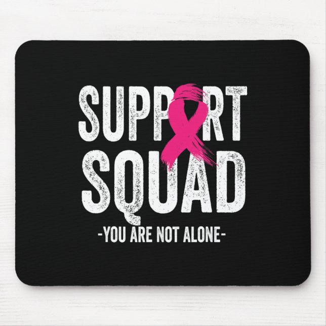 Support Squad Rosa Ribbon Warrior Breast Cancer Aw Musmatta (Framsidan)
