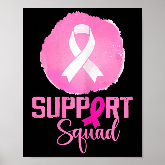 Support Squad Rosa Support Squad Breast Cancer Awa Poster (Framsidan)