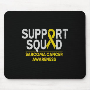 Support Squad Sarcoma Cancer Awareness Gult Ribb Musmatta