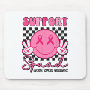 Support Squad Smile Ansikte Breast Cancer Awarenes Musmatta