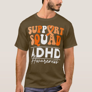Support Squad Solros Hair Butterfly ADHD Awaren T Shirt