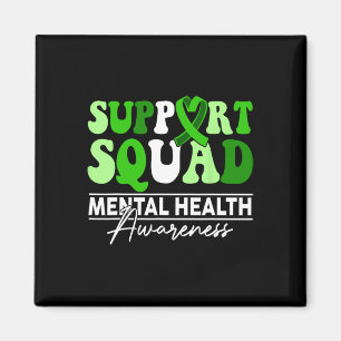 Support Squad Solros Hair Mental Health Awarene Magnet