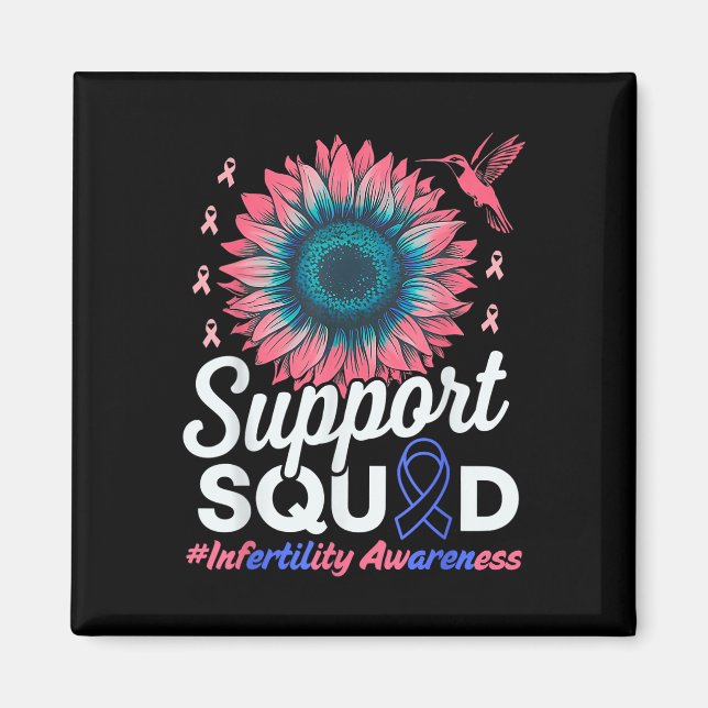 Support Squad Solros Warrior Infertility Awaren Magnet (Framsidan)