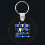 Support Squad Strong Together Groovy Ataxia Awaren Nyckelring<br><div class="desc">Support Squad Strong Together Groovy Ataxia Awareness</div>