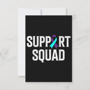 Support Squad Support Suicide Prevention Awareness Anteckningskort