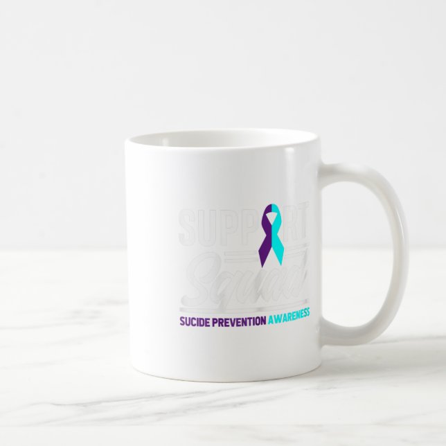 Support Squad Support Suicide Prevention Awareness Kaffemugg (Höger)