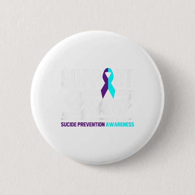 Support Squad Support Suicide Prevention Awareness Knapp (Framsida)