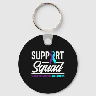 Support Squad Support Suicide Prevention Awareness Nyckelring