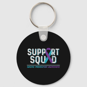 Support Squad Support Suicide Prevention Awareness Nyckelring