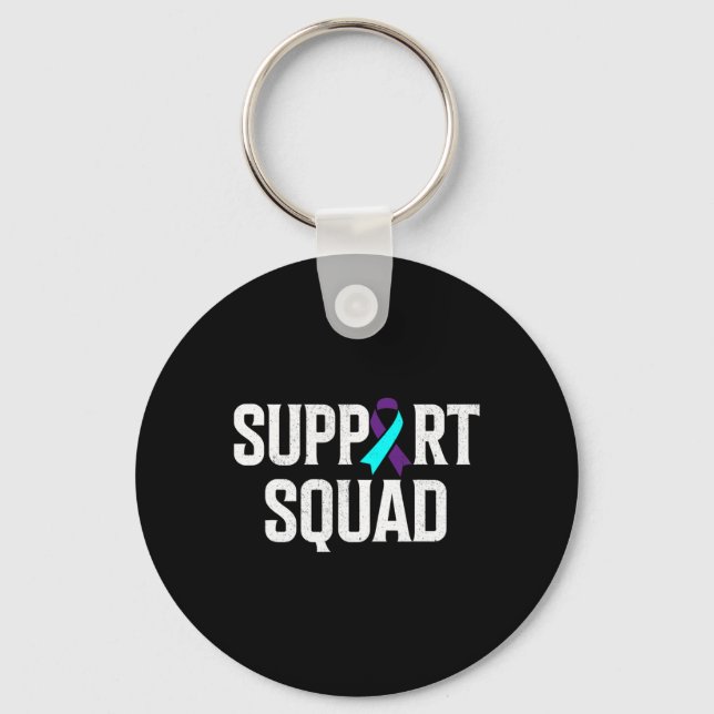 Support Squad Support Suicide Prevention Awareness Nyckelring (Framsida)