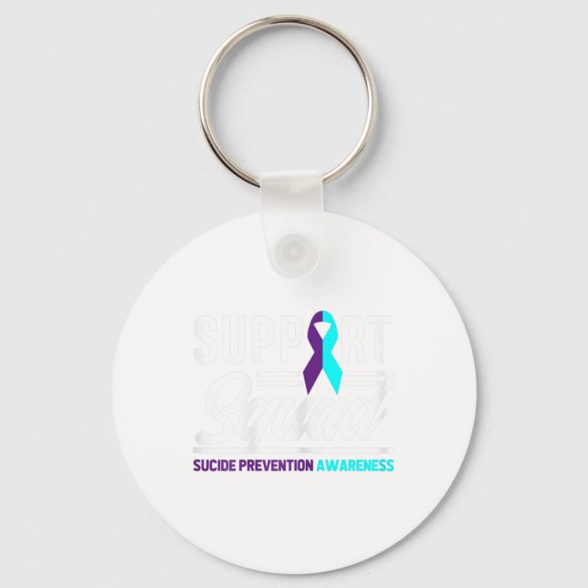 Support Squad Support Suicide Prevention Awareness Nyckelring (Framsida)