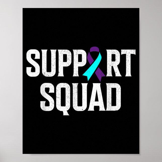 Support Squad Support Suicide Prevention Awareness Poster (Framsidan)