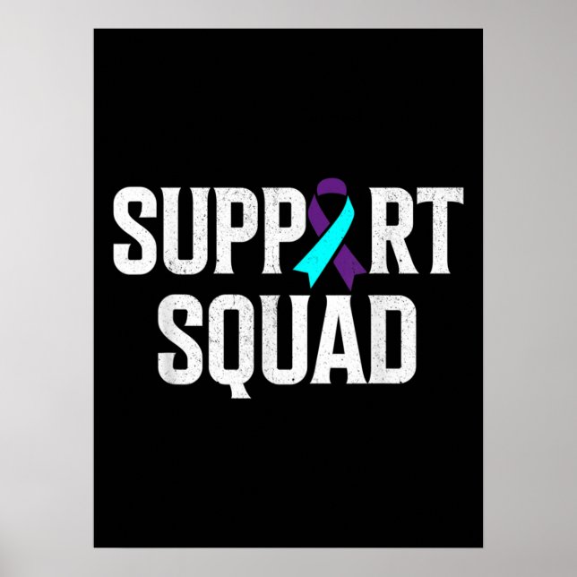 Support Squad Support Suicide Prevention Awareness Poster (Framsidan)