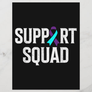 Support Squad Support Suicide Prevention Awareness Reklamblad