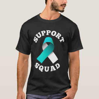 Support Squad Supporter Cervical Cancer Awareness T Shirt