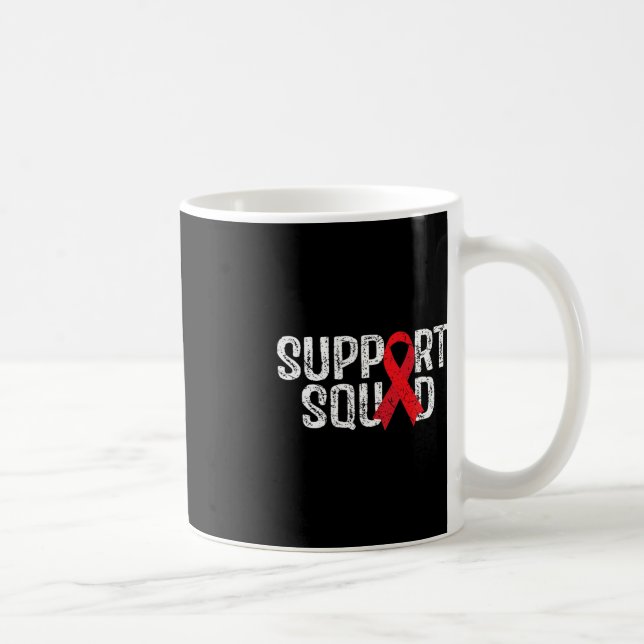 Support Squad Tee Blood Cancer Awareness Kaffemugg (Höger)