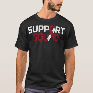 Support Squad Throat Oral Head & Nacke Cancer Awar T Shirt