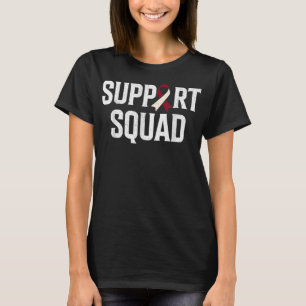Support Squad Throat Oral Head & Nacke Cancer Medv T Shirt