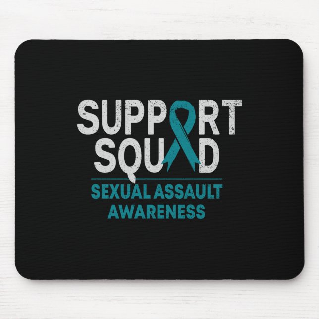 Support Squad Ual Ault Awareness Month Teal Ribbon Musmatta (Framsidan)