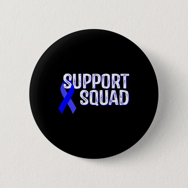 Support Squad Warrior Alopecia Areata Awareness Knapp (Framsida)