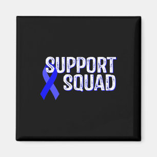 Support Squad Warrior Alopecia Areata Awareness Magnet