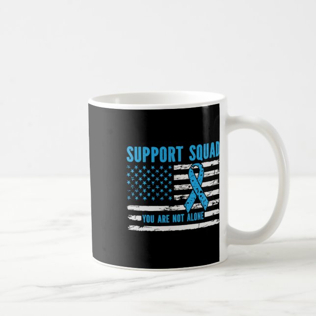 Support Square du inte är Ensam Kaffemugg (Höger)