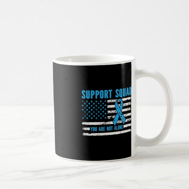 Support Square du inte är Ensam Kaffemugg (Höger)