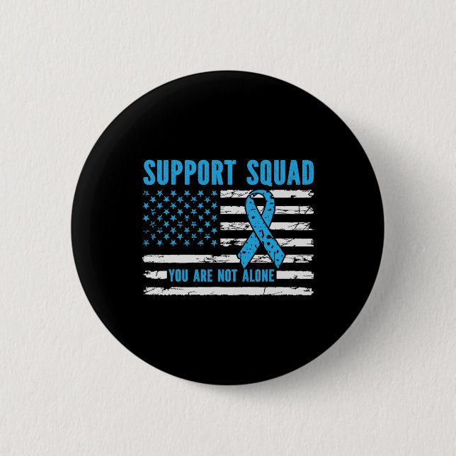 Support Square du inte är Ensam Knapp (Framsida)