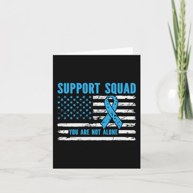 Support Square du inte är Ensam Kort (Framsida)