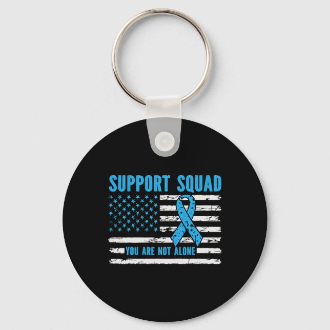 Support Square du inte är Ensam Nyckelring (Framsida)