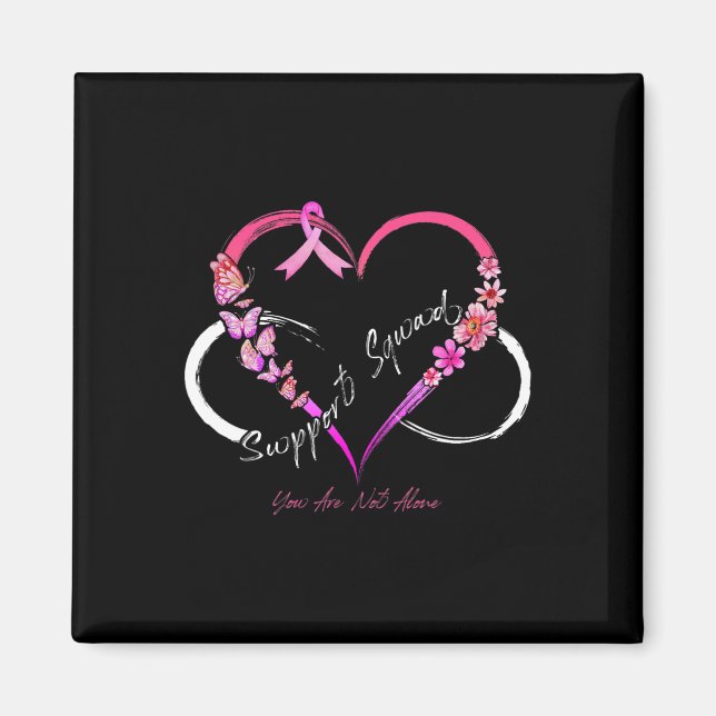 Support Square du is not Ensam Breast Cancer Awar Magnet (Framsidan)