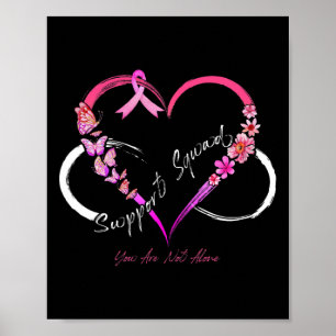 Support Square du is not Ensam Breast Cancer Awar Poster