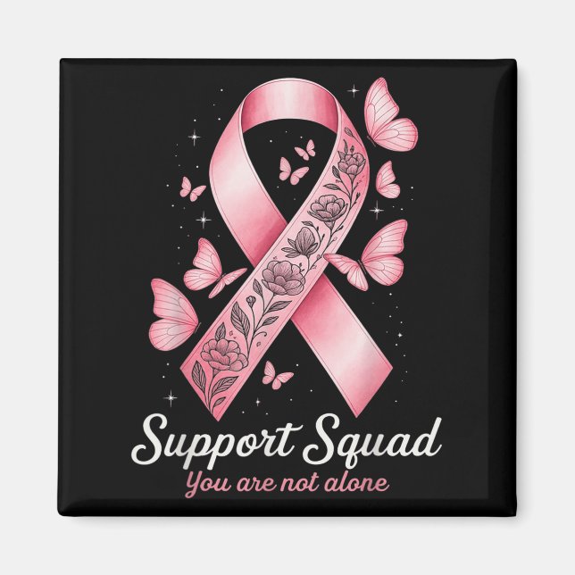 Support Square du is not Ensam Ribbon Awareness B Magnet (Framsidan)