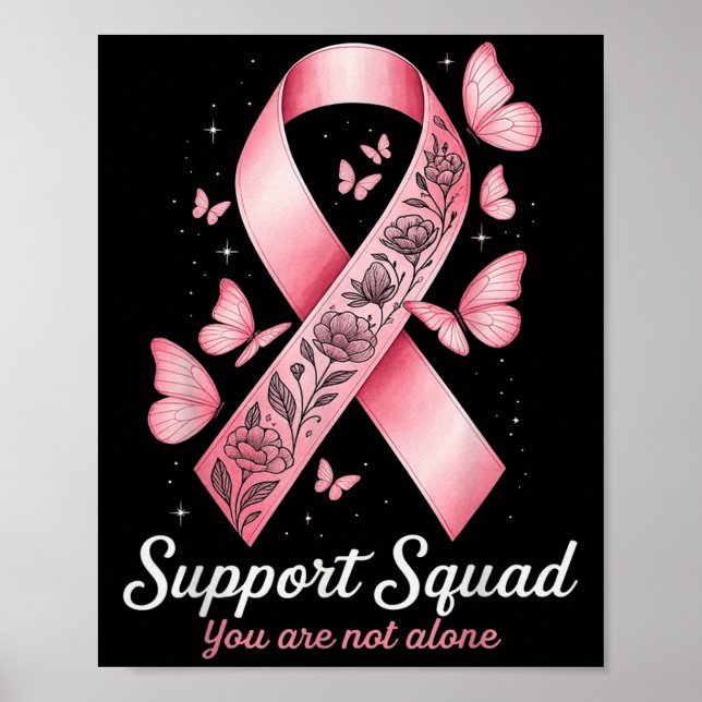 Support Square du is not Ensam Ribbon Awareness B Poster (Framsidan)