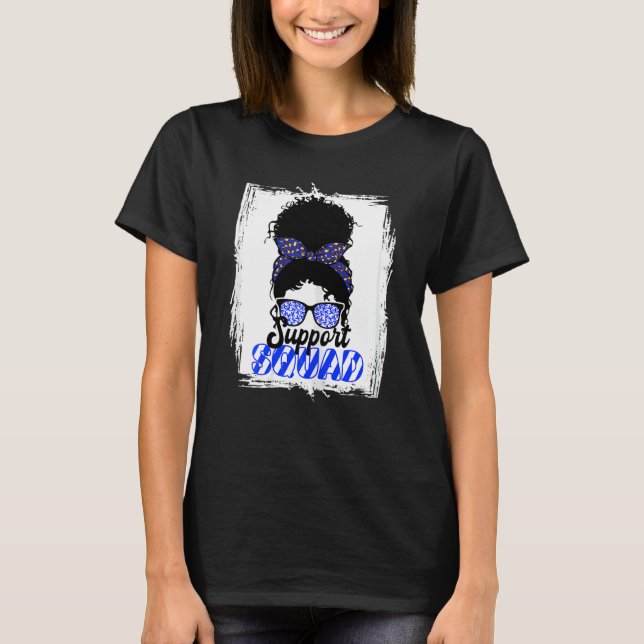 Support Square I Me CFS Chronic Fatigue Syndrome 2 T Shirt (Framsida)