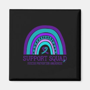Support Square Support Rainbow Suicide Prevention Magnet