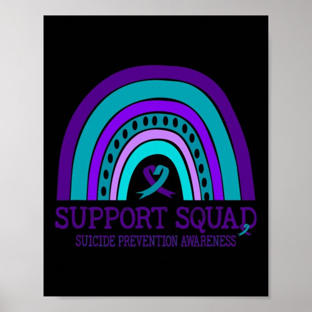 Support Square Support Rainbow Suicide Prevention  Poster (Framsidan)