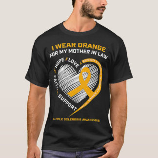 Support Svärmor MS Gifts Många Premium T Shirt