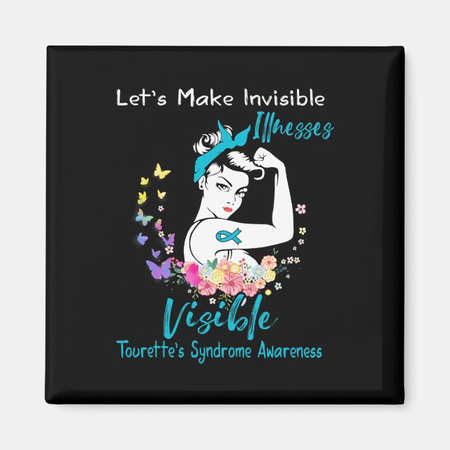 Support Tourettes syndrom Magnet (Framsidan)