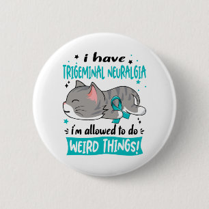 Support Trigeminal Neuralgia Awareness Ribbon Gift Knapp