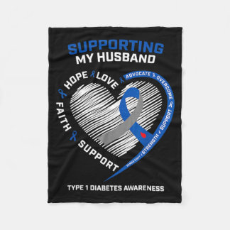 Support Type One Diabetic Husband Type 1 Diabetes Fleecefilt