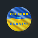 Support Ukraina Button Freedom - Ukrainas Flagga Knapp<br><div class="desc">Stöd Ukraina - fred - Ukrainas Flagga - frihet - solidaritet - stark tillsammans - frihetseger! Låt oss världen till ett bättre ställe - alla tillsammans! En bättre värld börjar - beroende - behöver du också! Du kan överföra till 1 000 Zazzle-produkter. Ändra storlek och flytta eller ta bort och...</div>