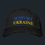 Support Ukraina Embroized Cap Hat Freedom Broderad Keps<br><div class="desc">Ukraina - Fred - Ukrainas Flagga - Frihet - Stöd - Solidaritet - Starkt tillsammans - Frihetsegrare! Du kan överföra till mer än 1 000 Zazzle-produkter! Vi står med Ukraina!</div>