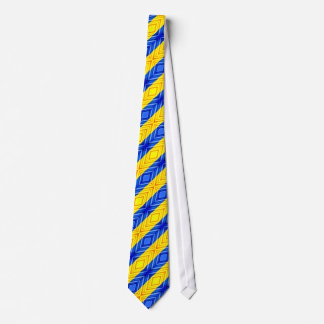 Support Ukraina Neck Tie Ukrainas Flagga - Frihet Slips (Framsida)