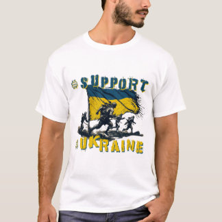 SUPPORT UKRAINA - SPARA UKRAINA T SHIRT