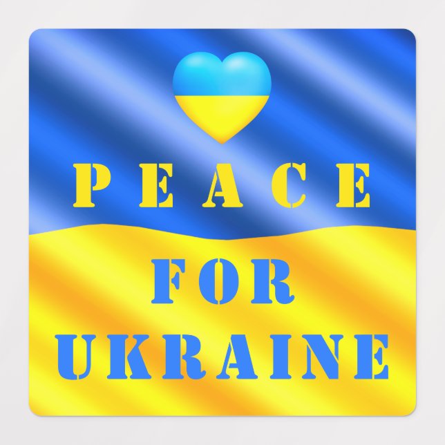 Support Ukraina Stickers (Design 1)