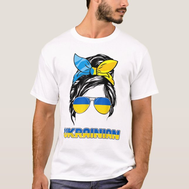 Support Ukraina Tshirt, Women Free Ukraina T Shirt (Framsida)